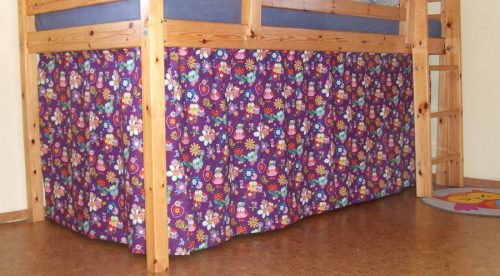 Curtain for Bunk Bed, Hoot Loves You, Blank Quilting