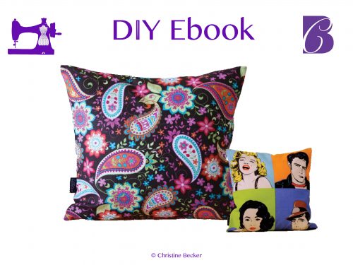 DIY E-Book Tutorial Pillow Cover with Zipper